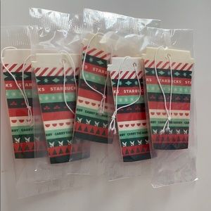 5 Starbucks Air fresheners: peppermint mocha scent